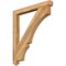Ekena Millwork Balboa Arts & Crafts Rough Sawn Bracket, Western Red Cedar, 4"W x 42"D x 48"H BKT04X42X48BOA03RWR - alternate 1